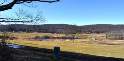 View of Metacomet Range from Beacon Hill