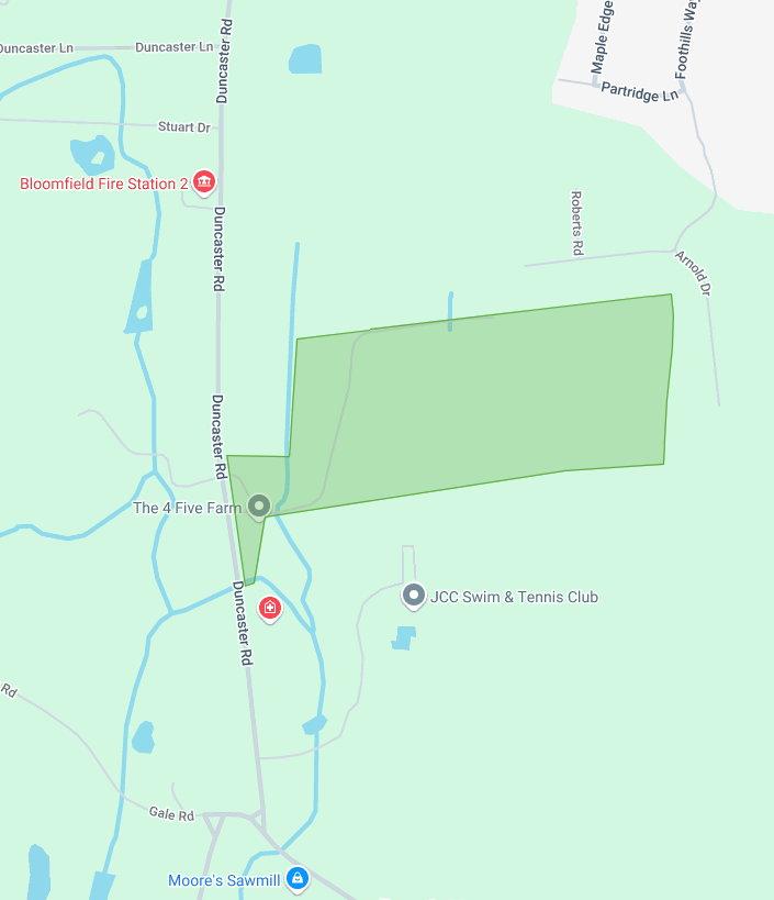 Hawk Hill Farm Map