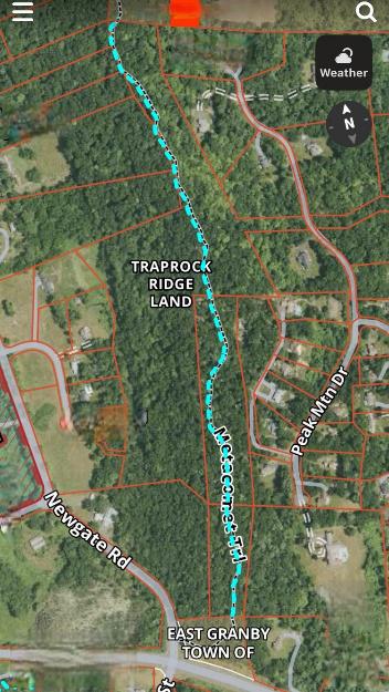 Old Newgate Ridge Trail Map