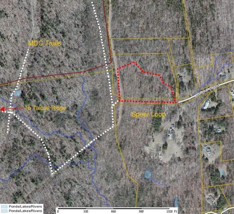 Speer Preserve trail map